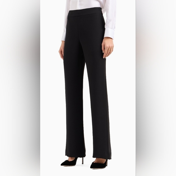 Giorgio Armani Vintage Wool Dress Pants Size 36 IT (XXS, 0-2) Dark Navy/black - Picture 1 of 5